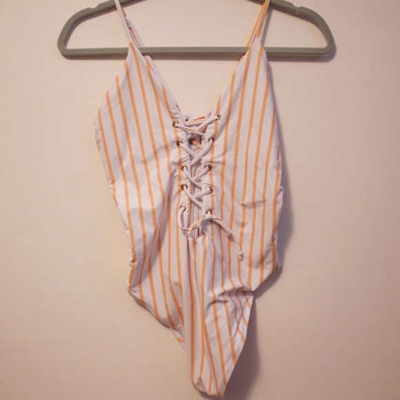 striped one piece - Picture 1 of 2